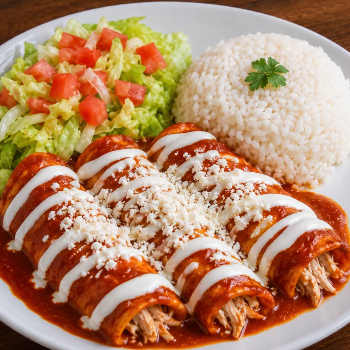 Enchiladas de Pechuga