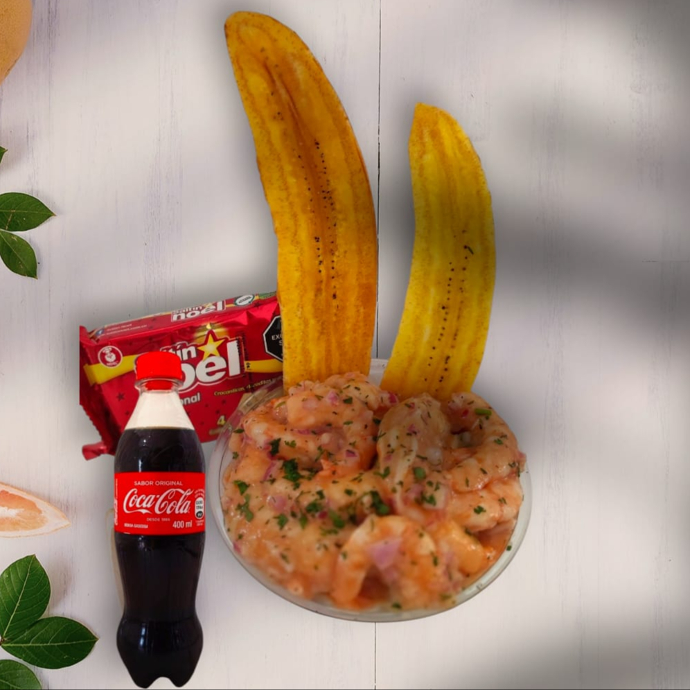 Combo Cóctel de Camarón + COCA-COLA