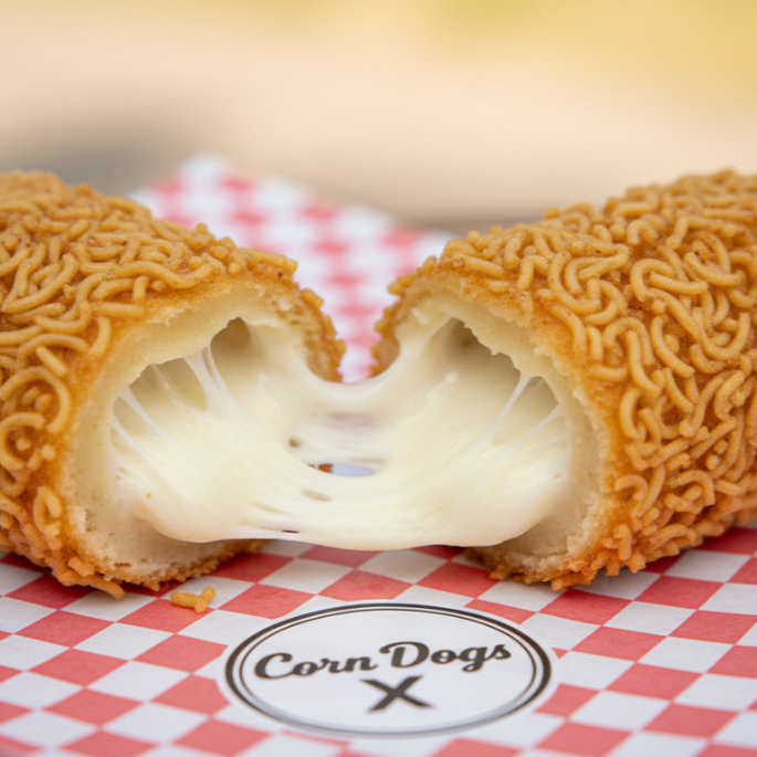 Banderilla Ramen Rellena de queso