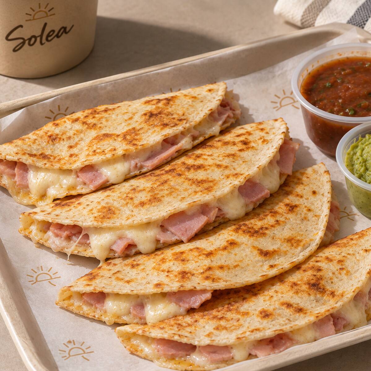 Quesadillas Con Jamón