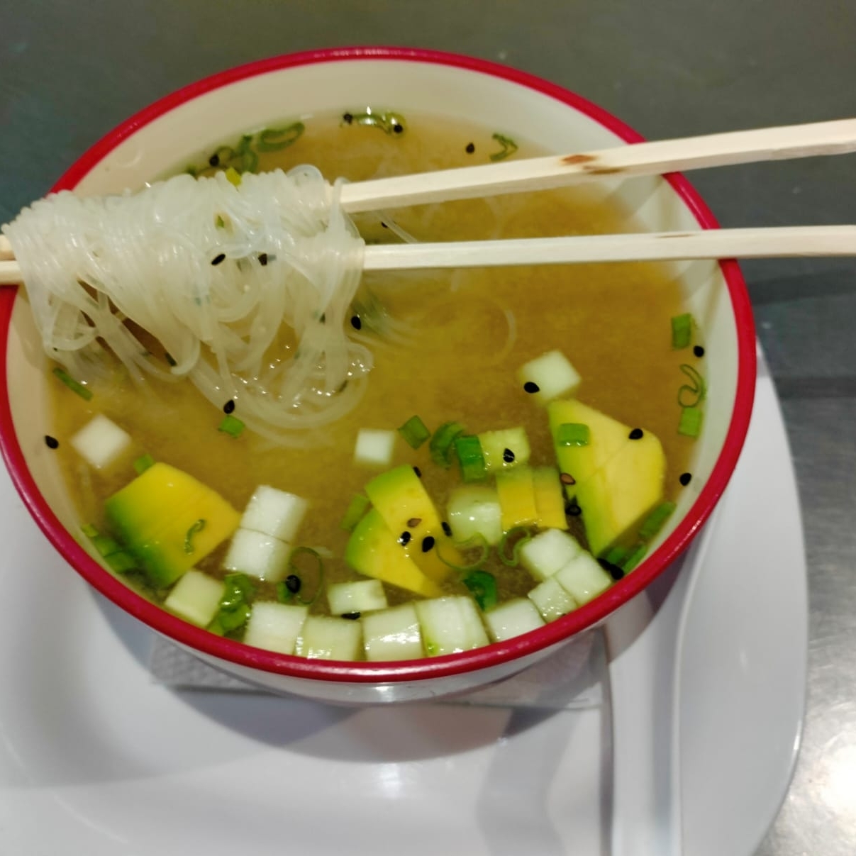 Miso con Camaron