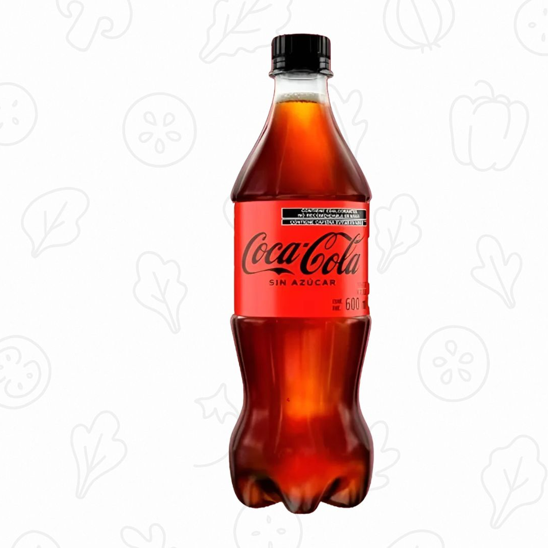 Coca Cola sin azucar 600 ml
