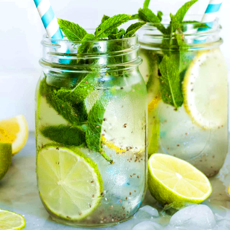 Agua de Limón con Chía