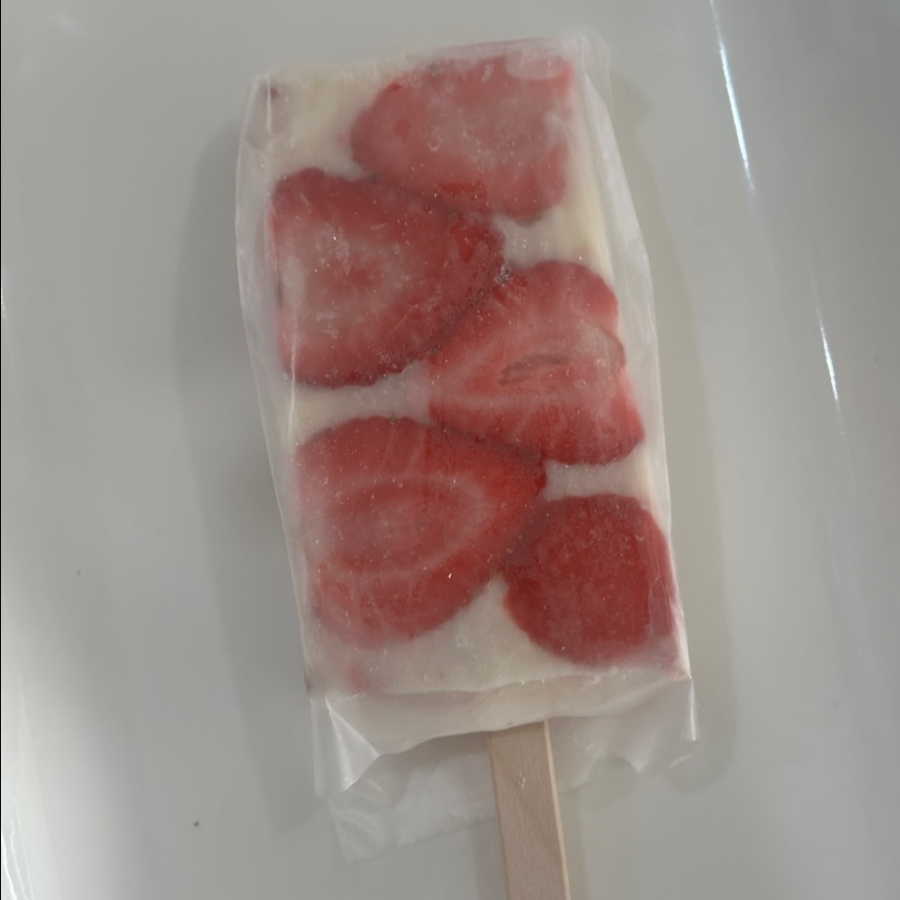 Paleta de Fresas C/crema