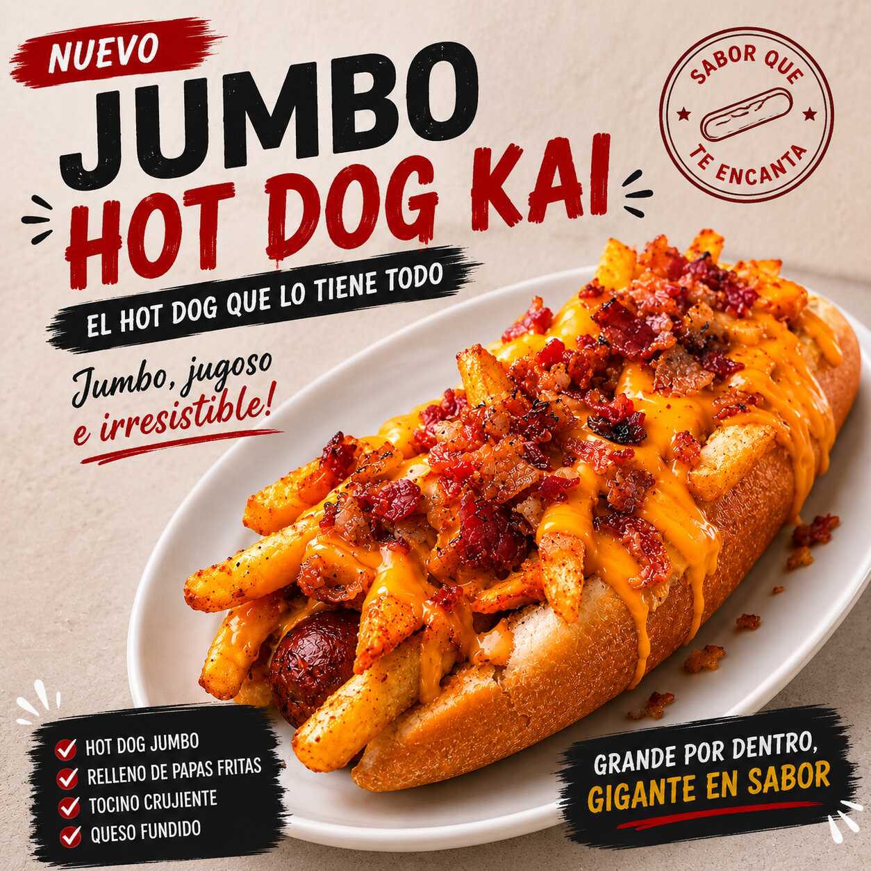 Big Kai Chipotle Hot Dog Jumbo