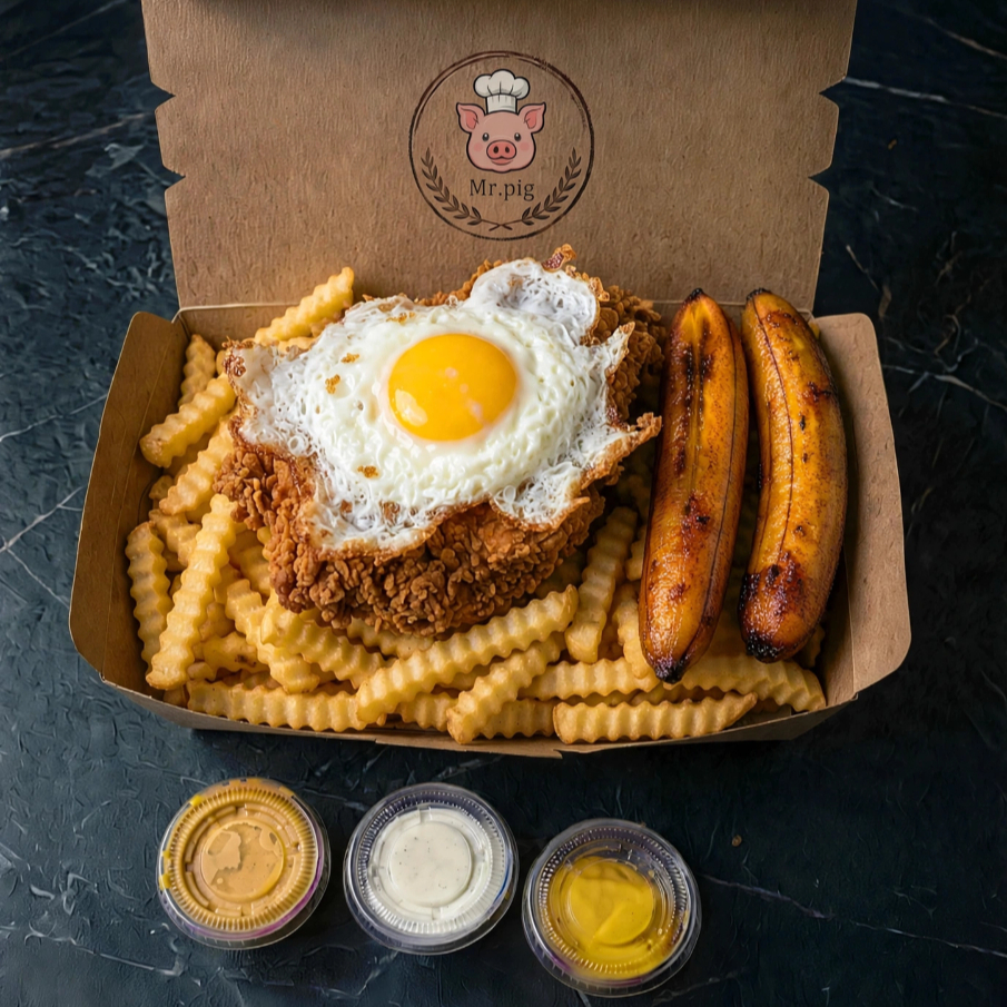 Pollo Broaster a Lo Pobre