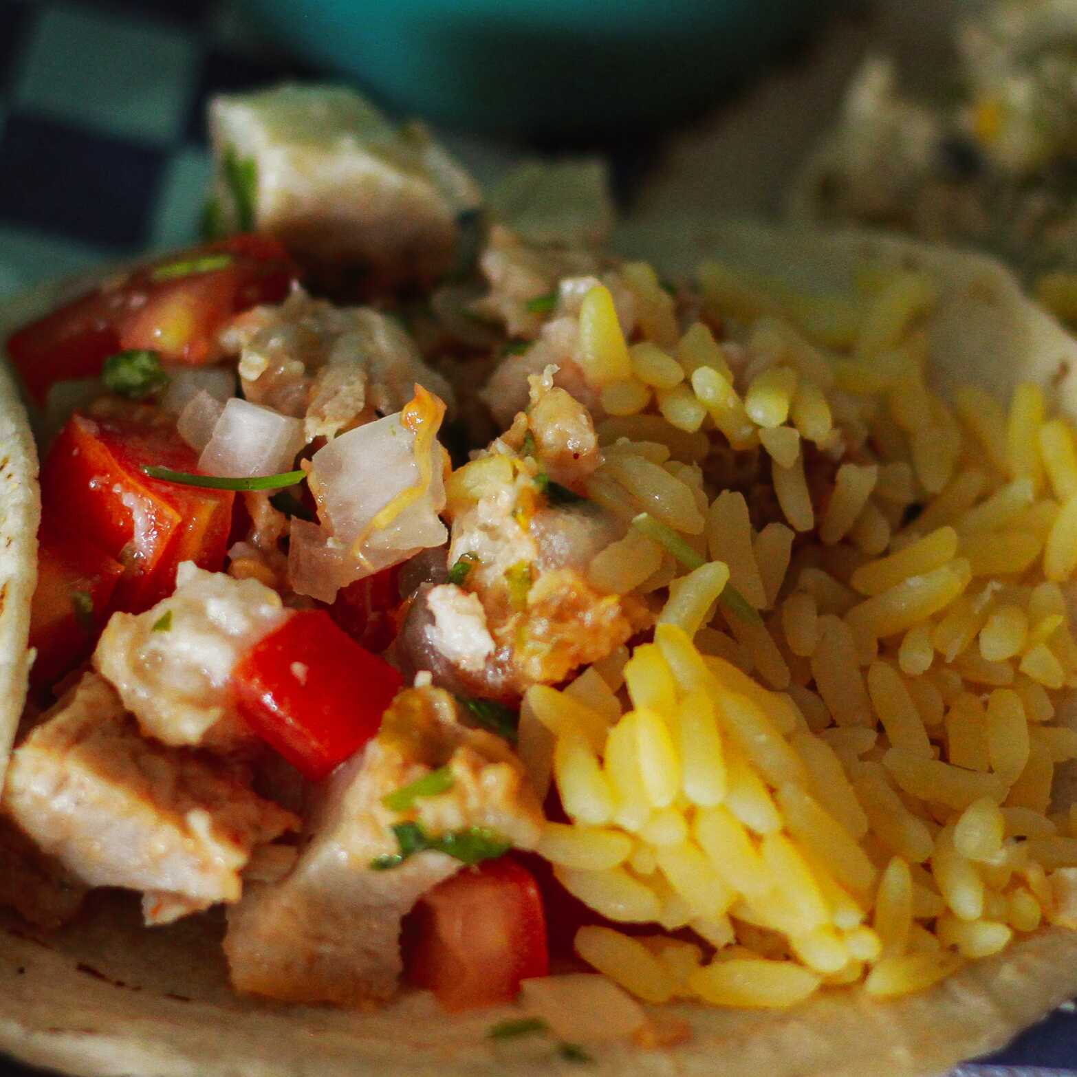 Taco de Chicharrón a la Mexicana