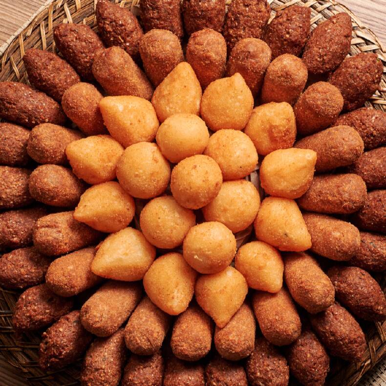 200 Mini Salgados Mistos