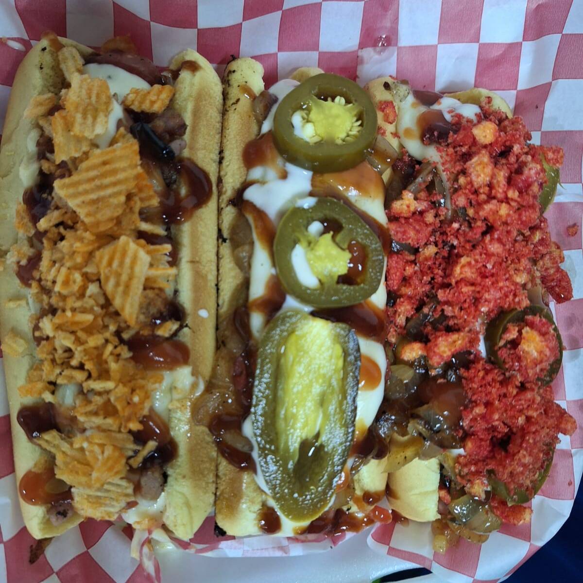 3 Hot Dogs Estilo Tex-Mex