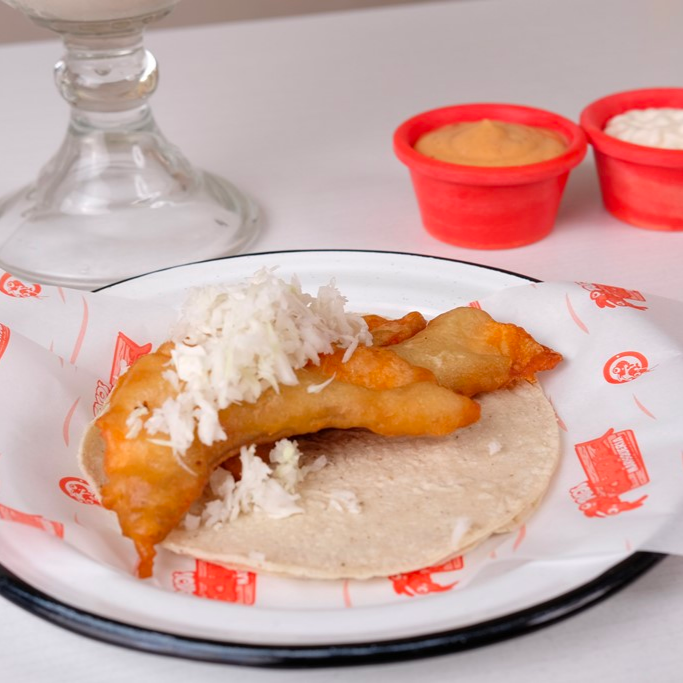 Taco de Salmón Capeado