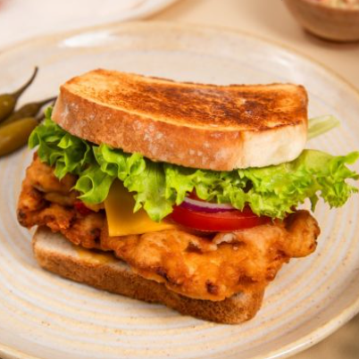 Sándwich de Milanesa de Pollo.