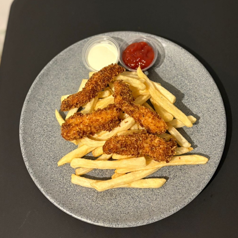 Orden Chica 4 Tiras de Pollo y 200gr de Papas