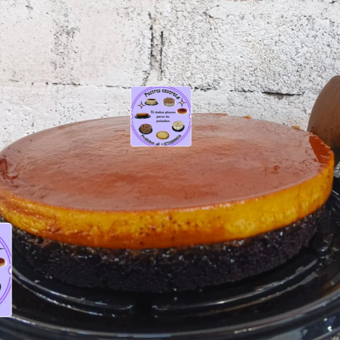 Rebanada Chocoflan-Pastel Imposible