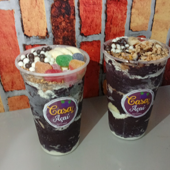 Isso mesmo !!! São 3 copos de açaí a preço de 2 🤤, Uma verdadeira delícia de sabor , cremosidade e refrescancia 🤤 meditação : Josué 1.9 ,Deus abençoe você cliente 🙌