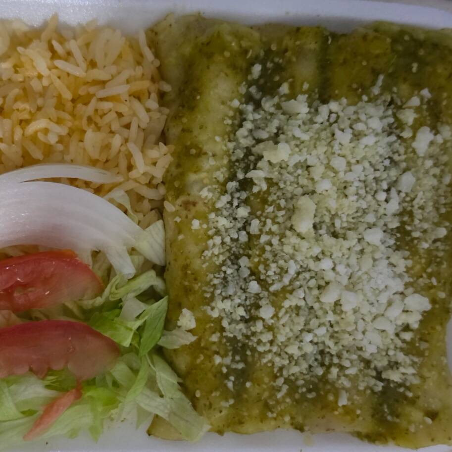 ENCHILADAS VERDES