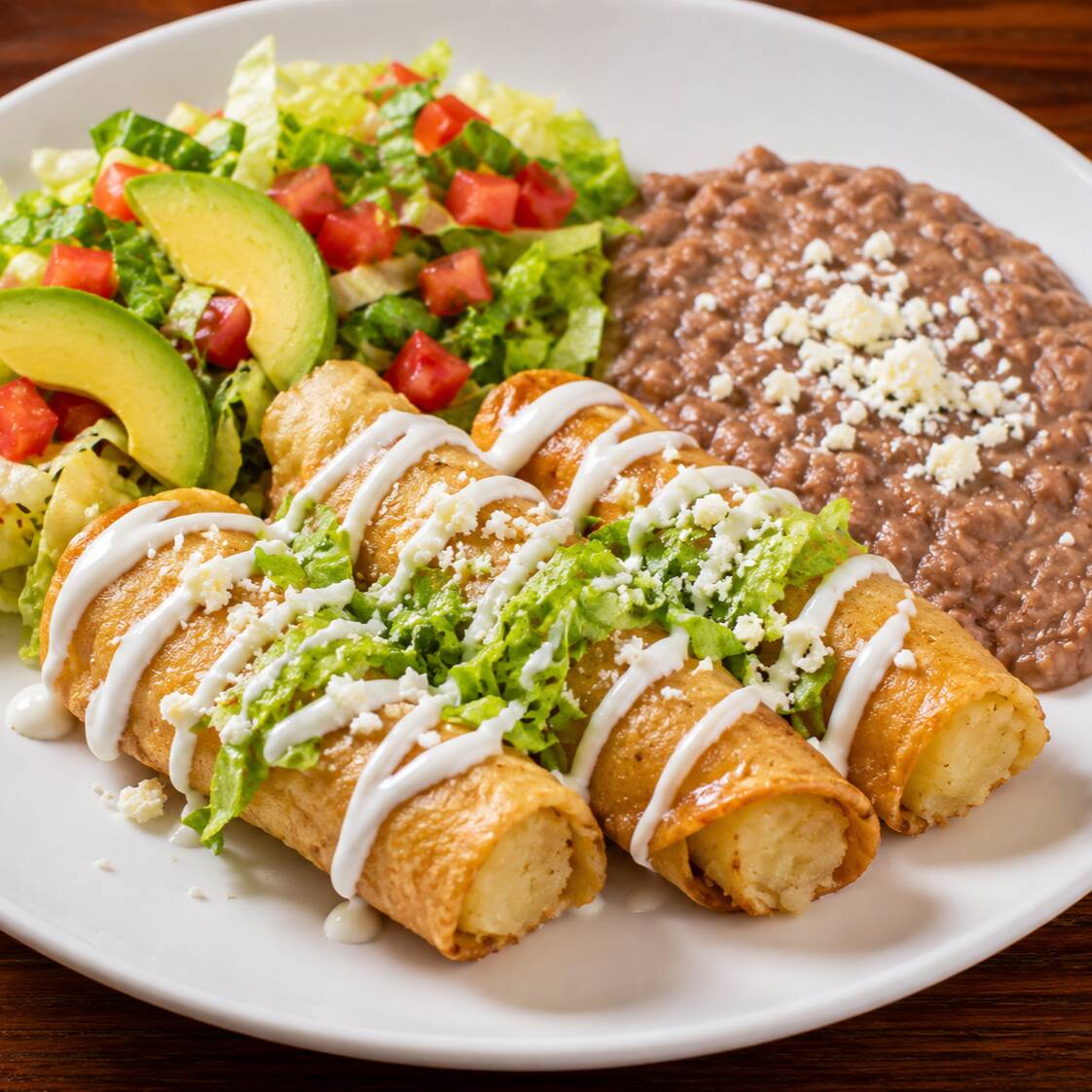 Tacos Dorados de Papa