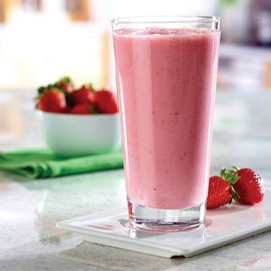 Licuado de fresa 1/2 L