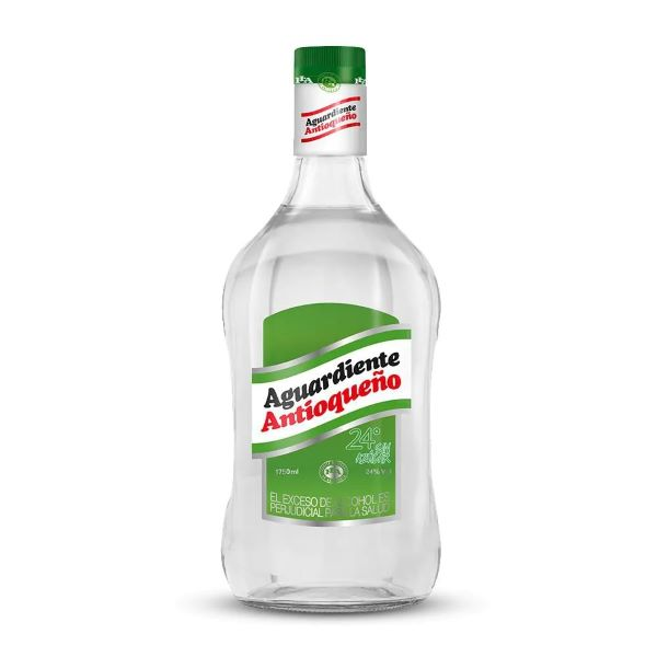 Antioqueño Aguardiente 24º Sin Azúcar Garrafa