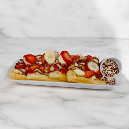 Waffle con Fruta