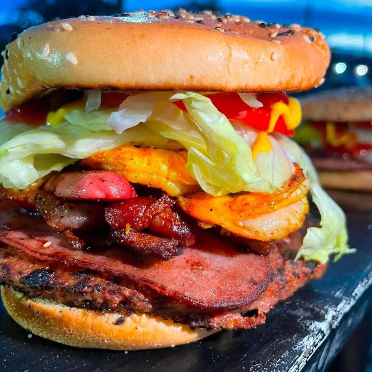 Hamburguesa Mar y Tierra