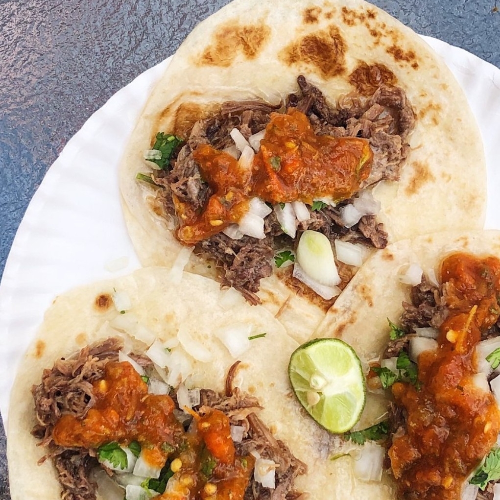 Taco de harina