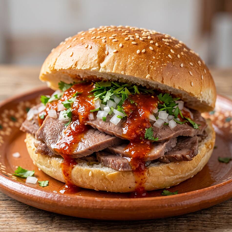 Cemita de Lengua