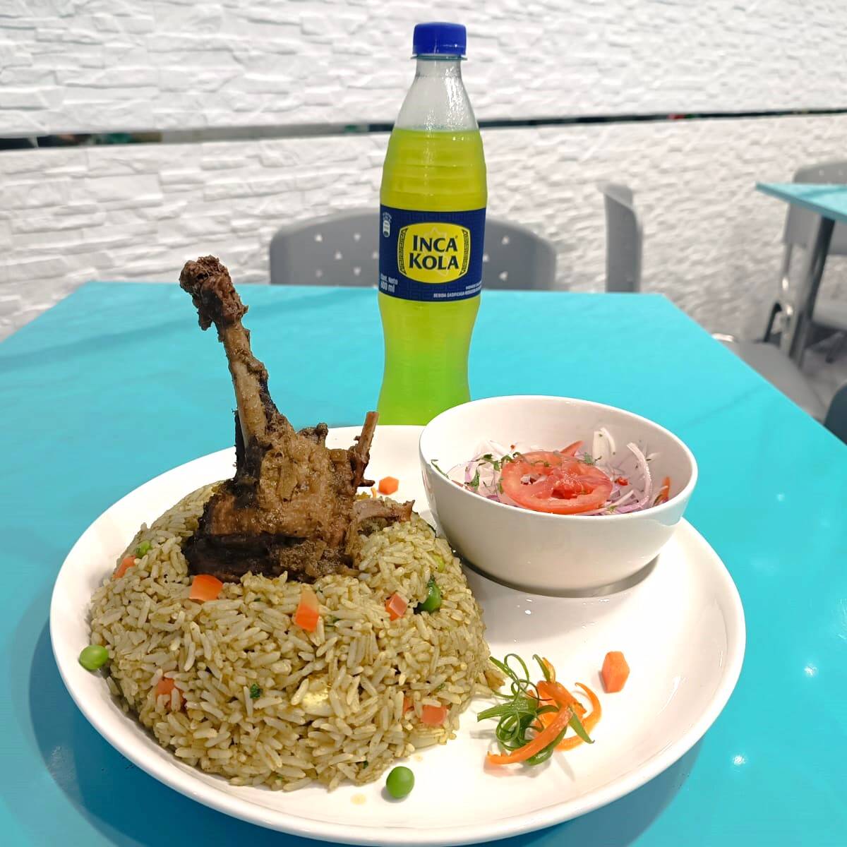 Arroz con Pato + Bebida
