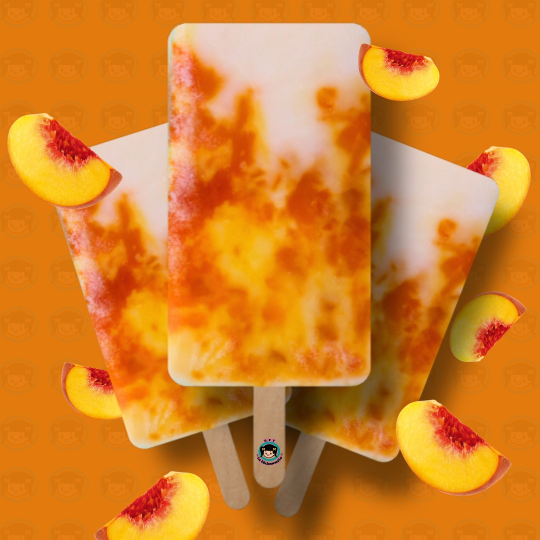 Paleta Duraznos con Crema