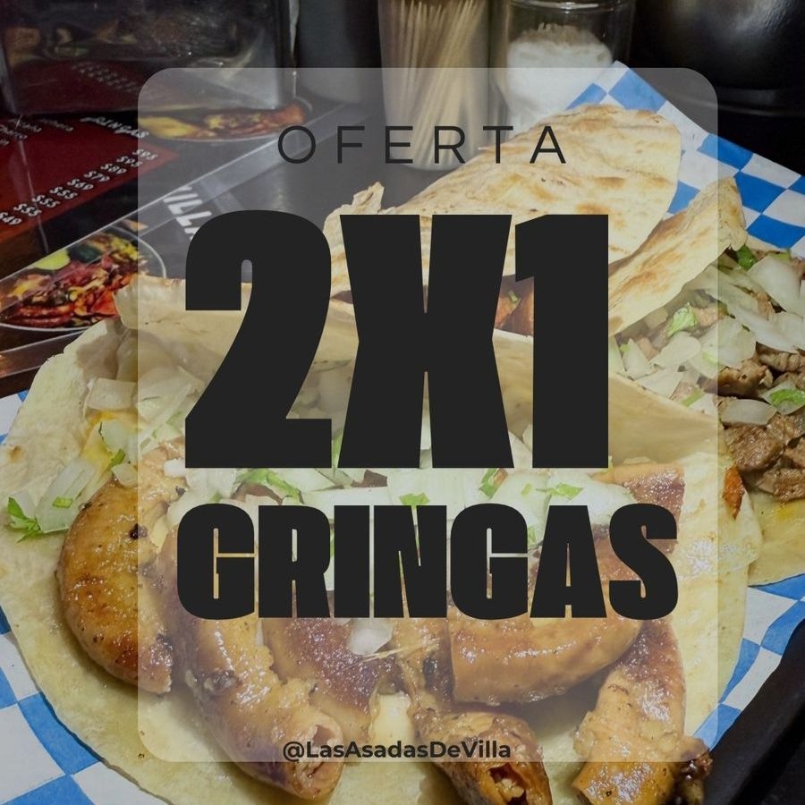 Gringas de comal 2 PIEZAS
