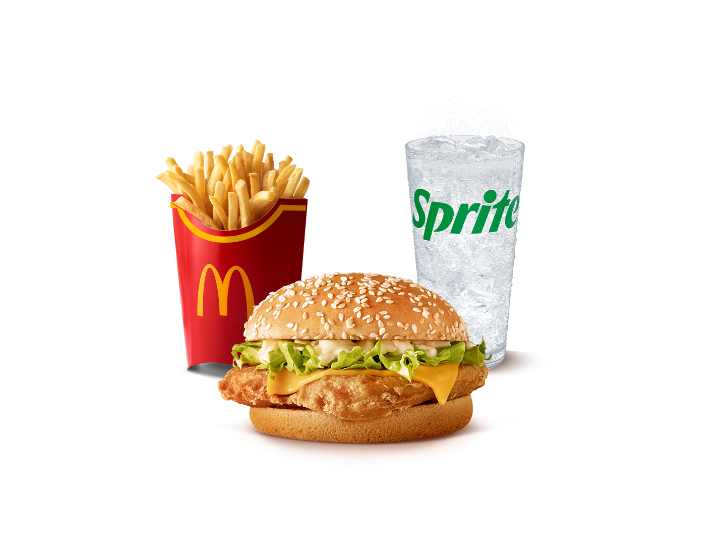 Combo grande McPollo con queso