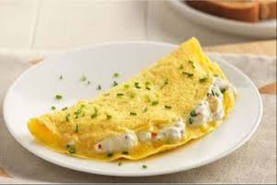 OMELETTE JAMÓN Y QUESO