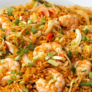Arroz Frito con Mariscos