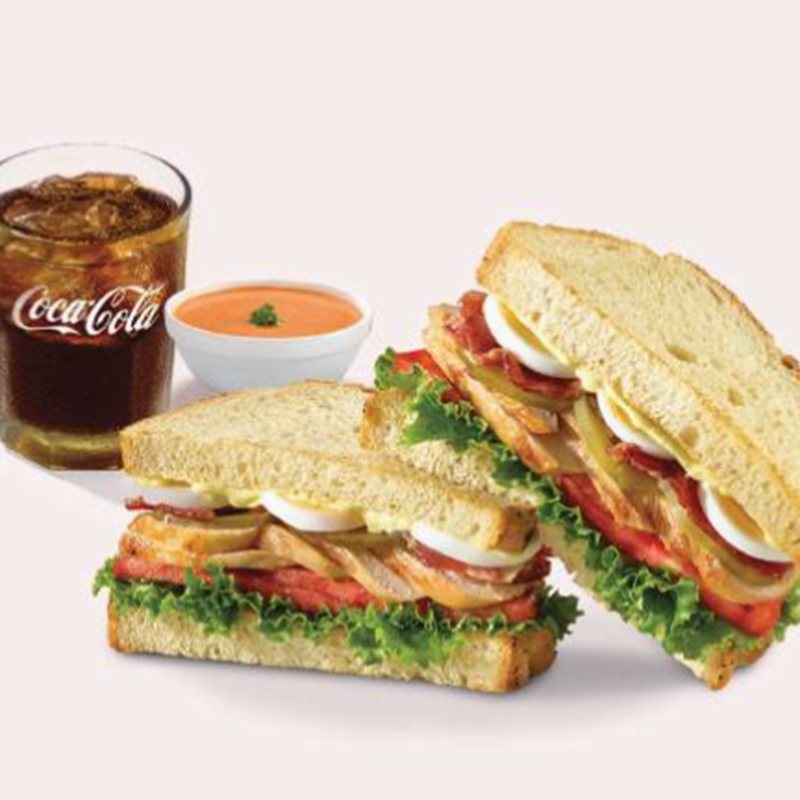 Sánd Pollo Club + Bebida + Acompañamiento