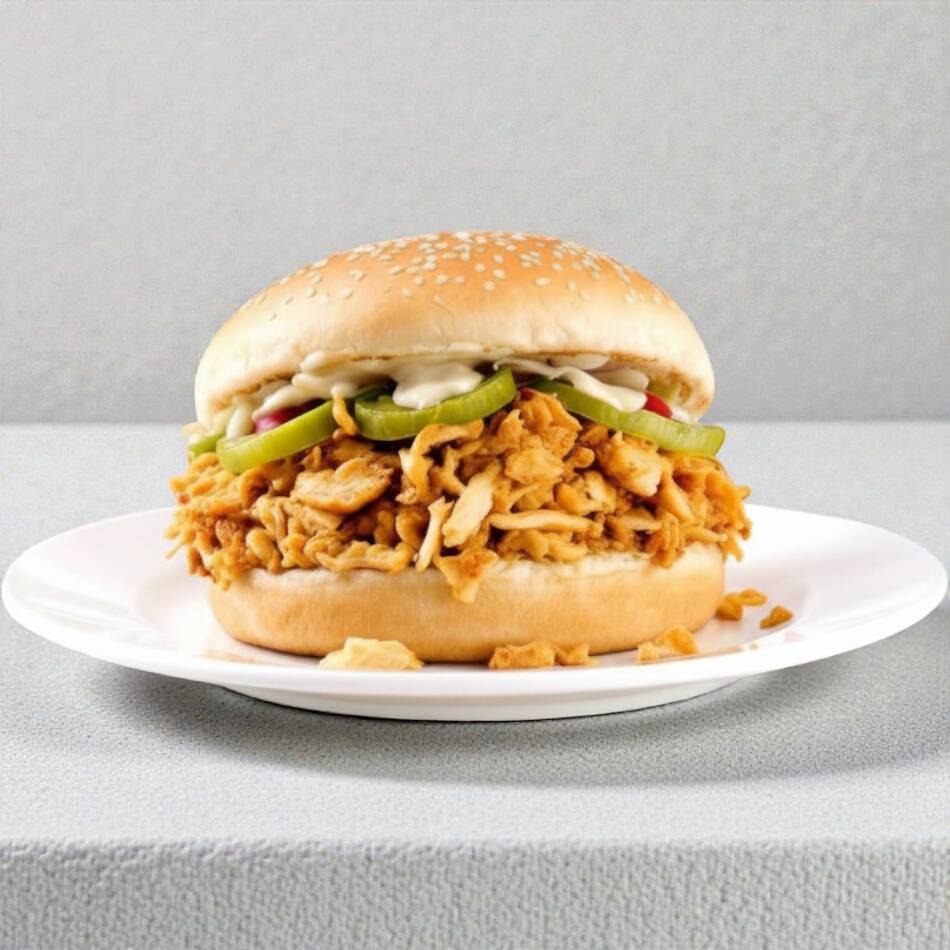 Hamburguesa de Pollo (Deshilachado)
