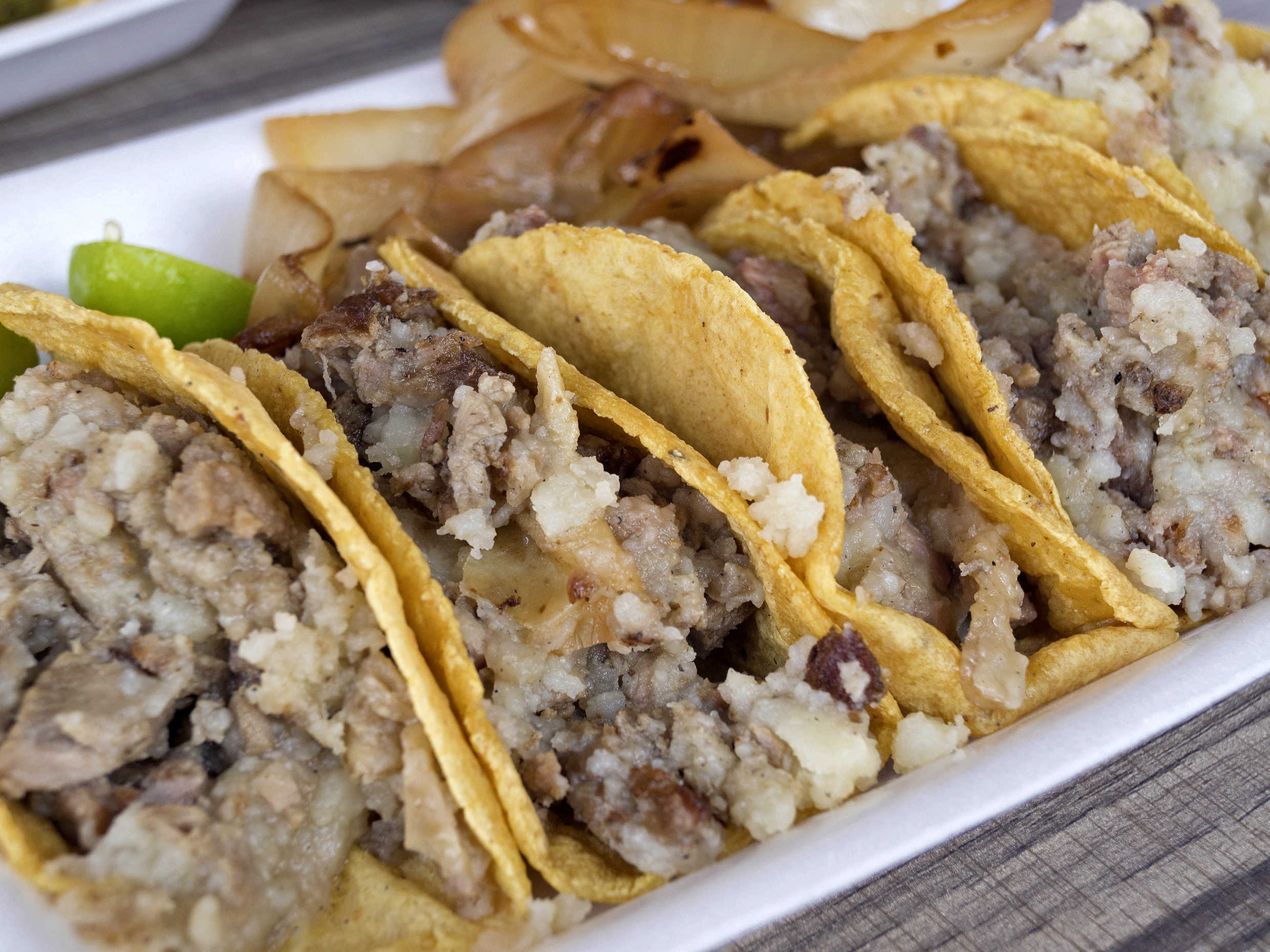 Taco Papa Asada con Carne Asada