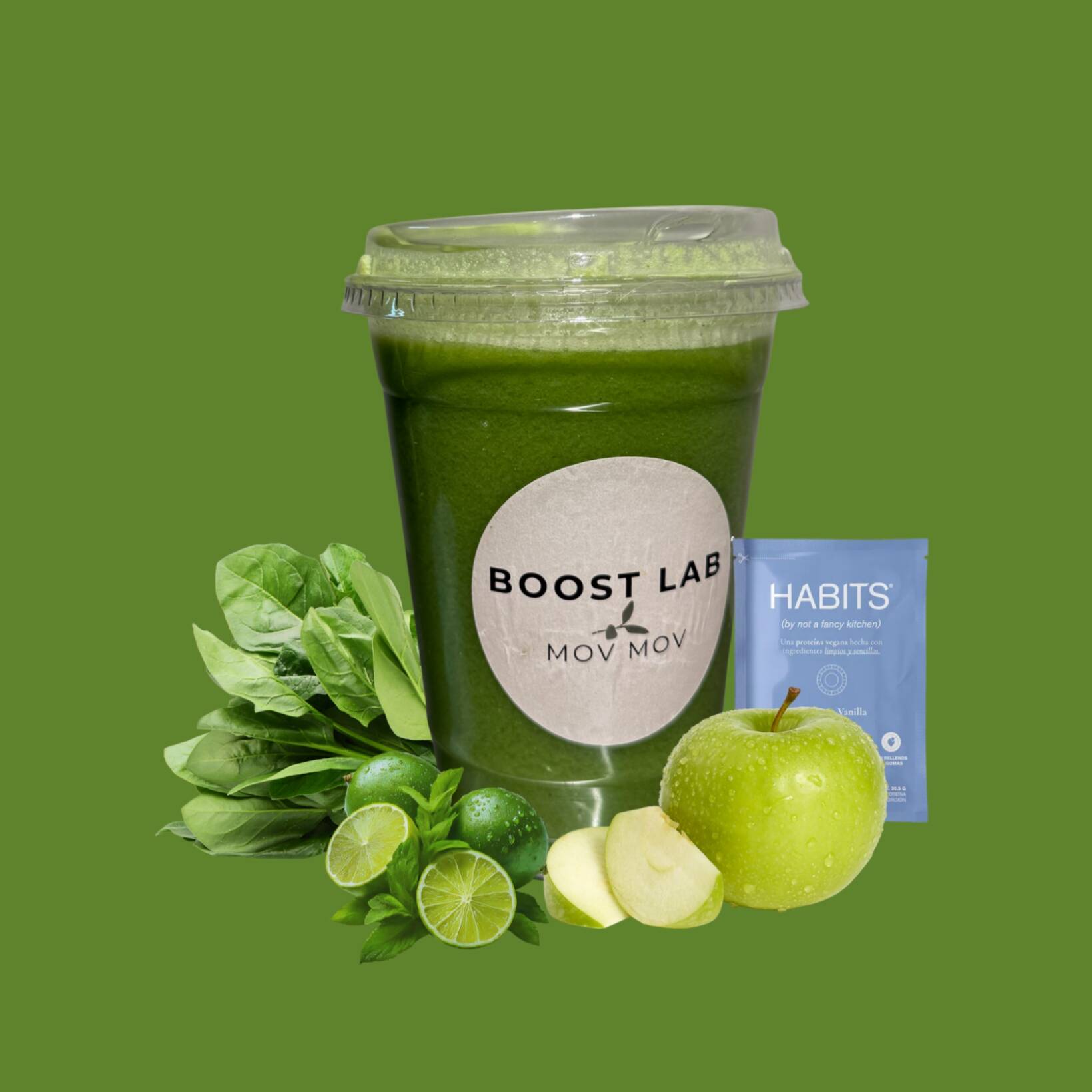 🍏 Green Rocket-Protein Smoothie