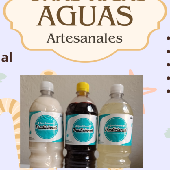 Aguas de Sabor+ Sandwich de Salchicha