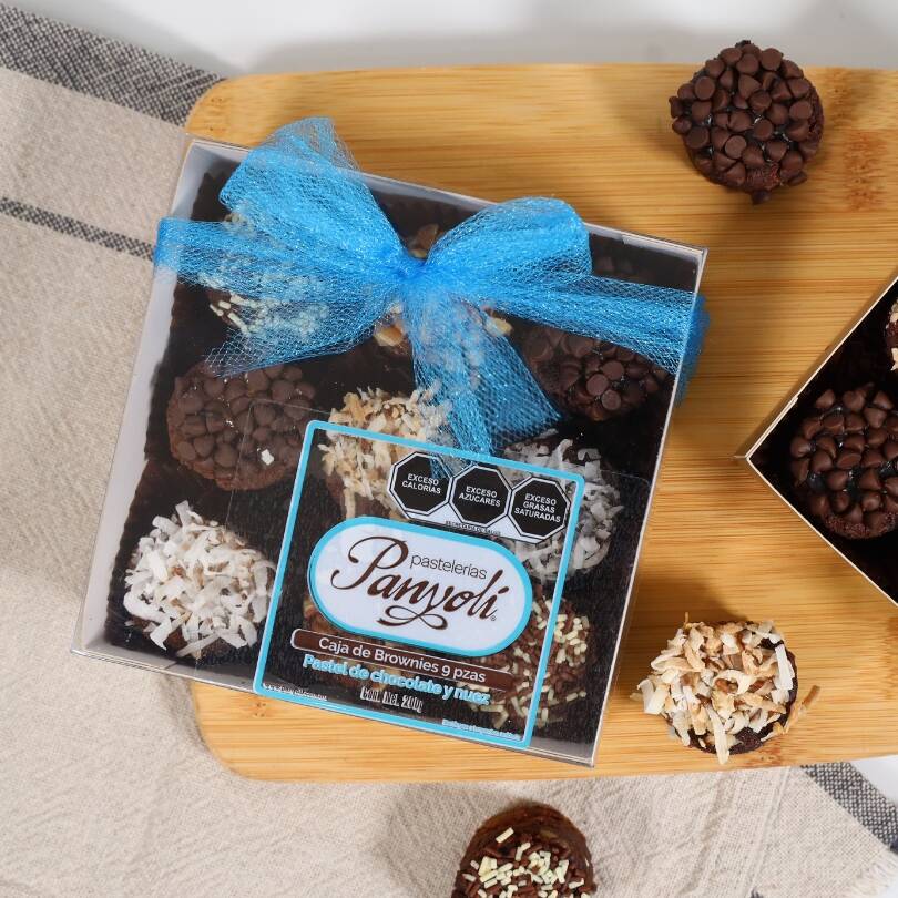 Caja de Brownies (9 Piezas)