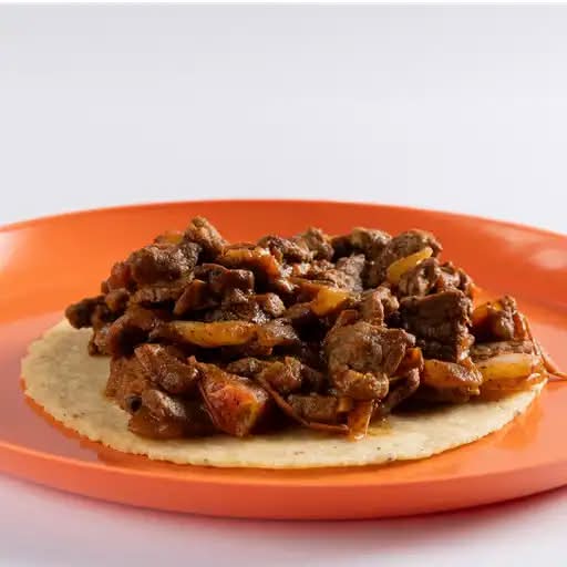 TACO HIGADO ENCEBOLLADO