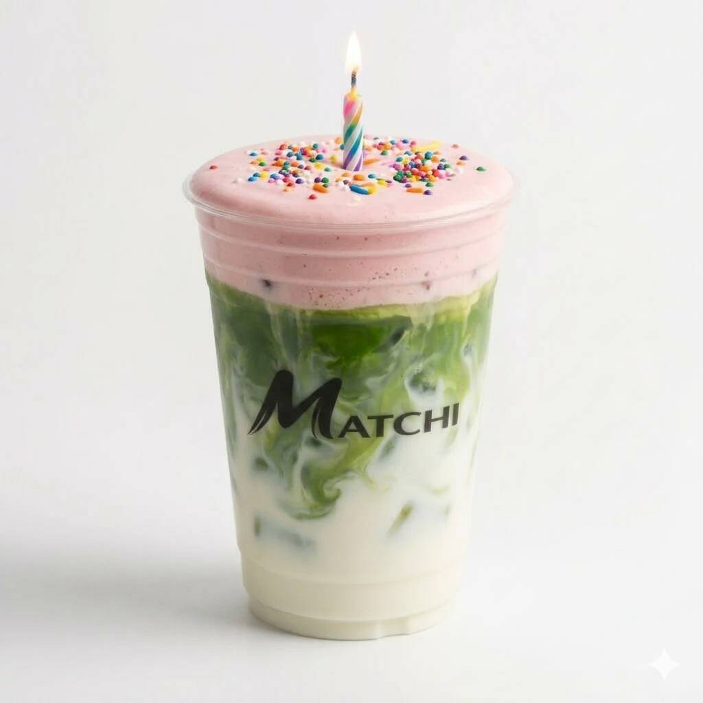 Birthday Matcha 16 Oz