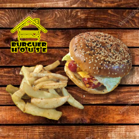 Salchi-burguer con Papas