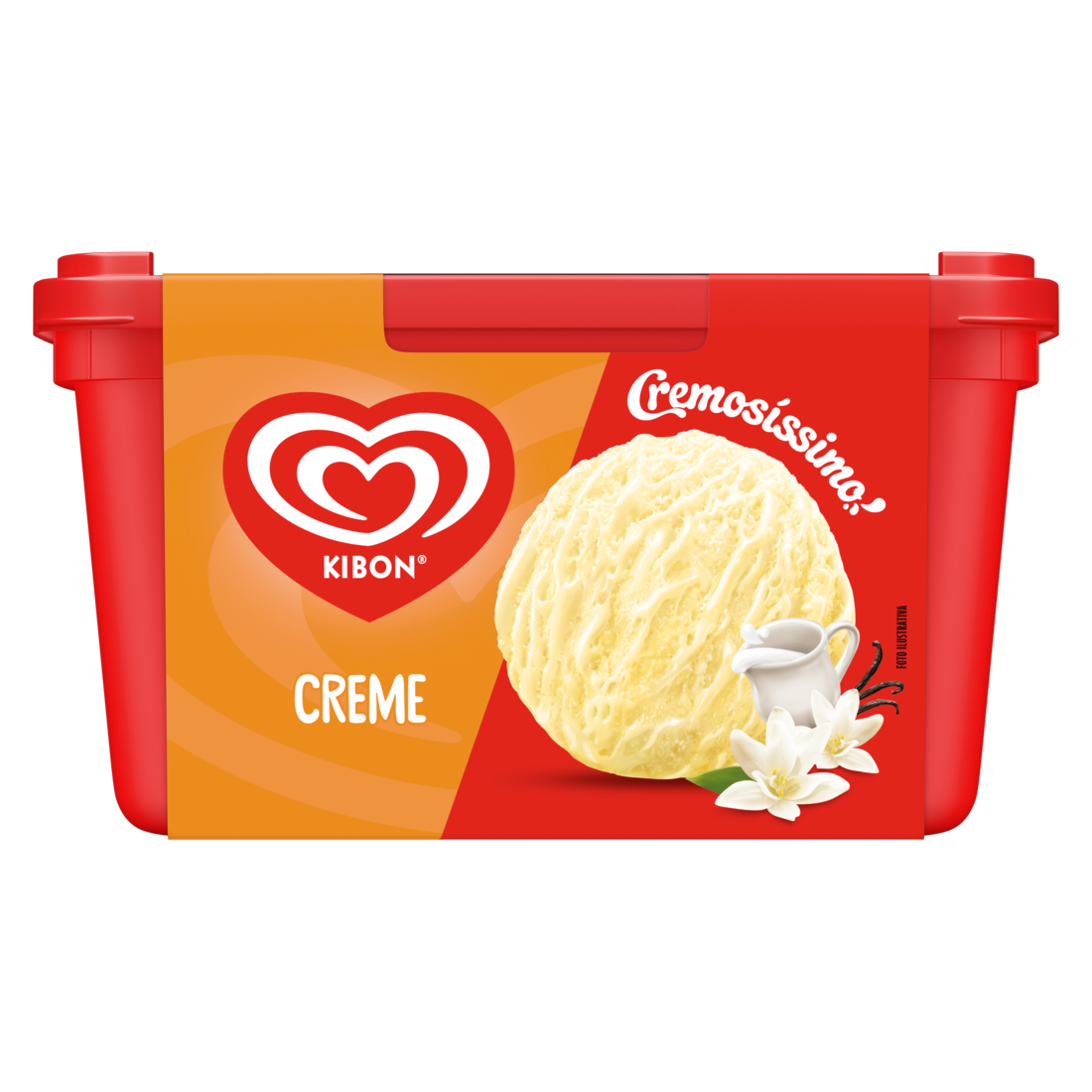 Cremoso e clássico sorvete, combina com qualquer sobremesa.