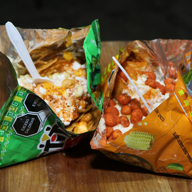 Tostitos con Elote