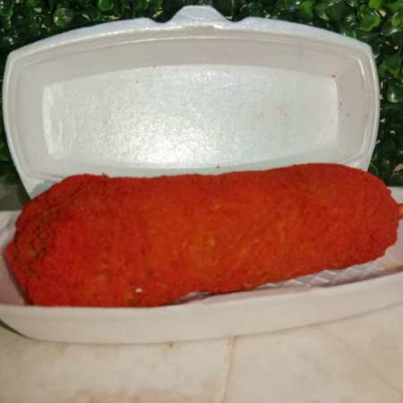 Banderilla Coreana Cubierta de Flaming Hot