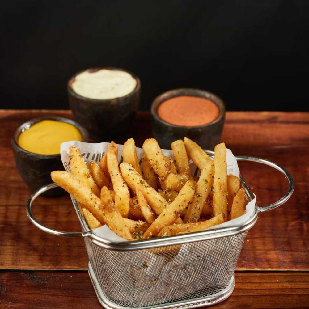 Papas Fritas Con Ajo