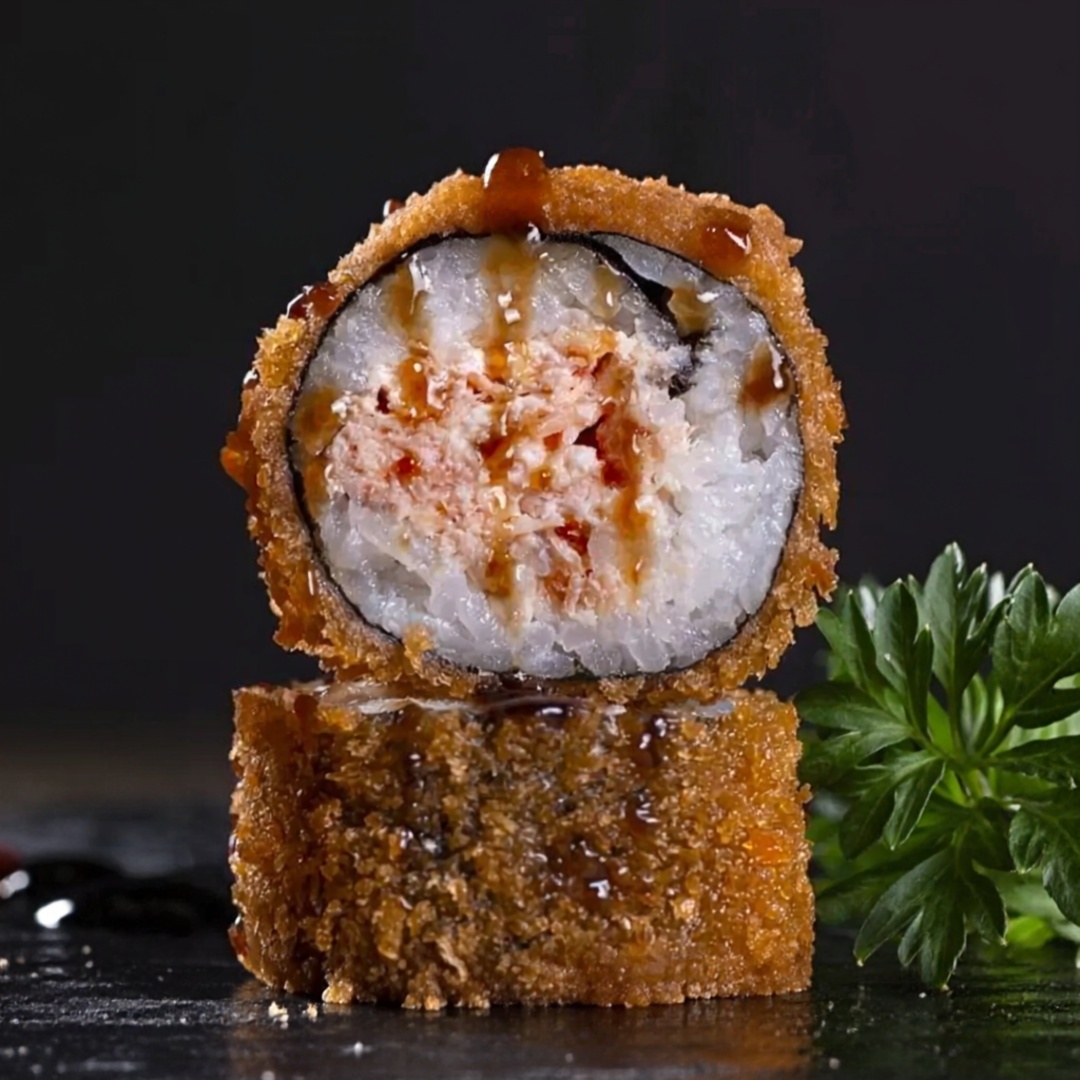 File de salmao creme chesse empanado na panko