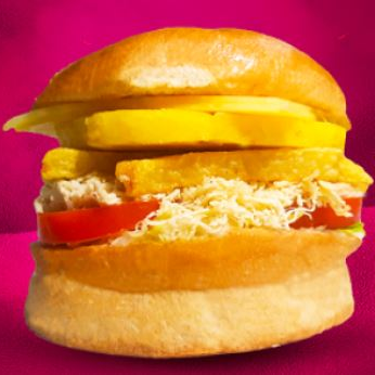 Sándwich de Pollo Deshilachado Hawaiano