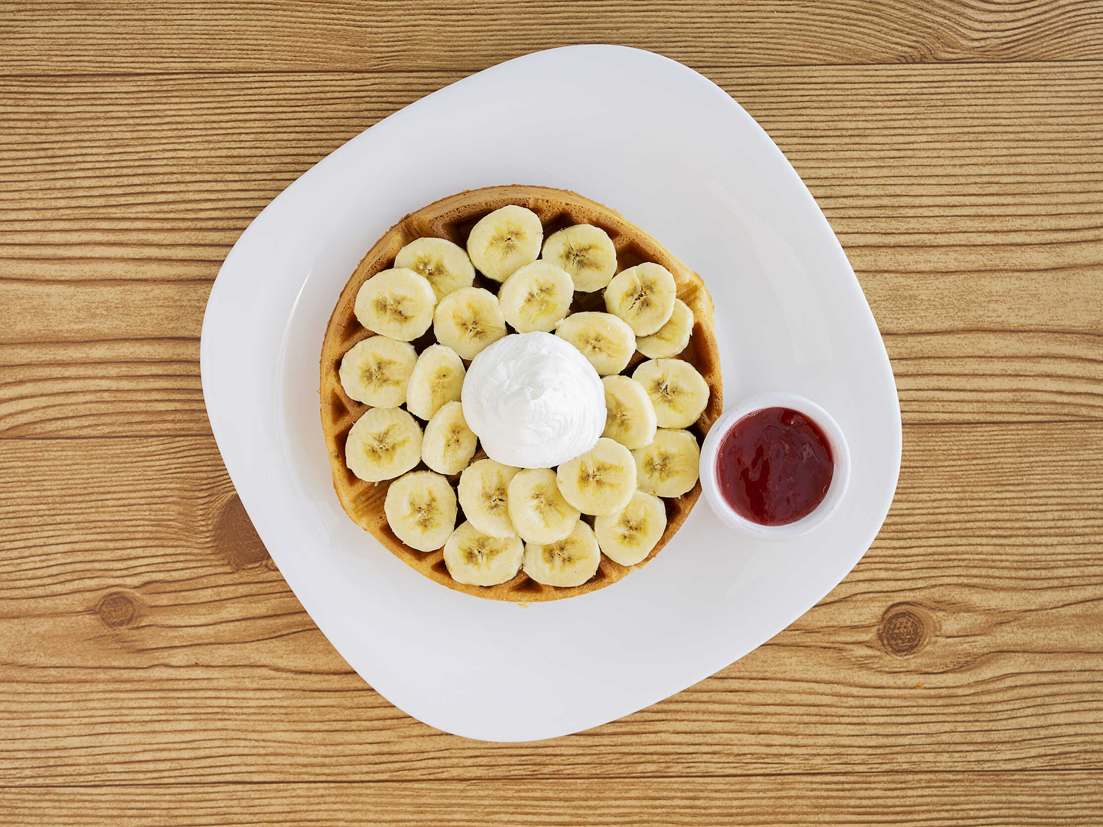 Waffle Platano