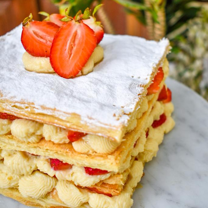 Mini Mil Hojas Crema Pastelera