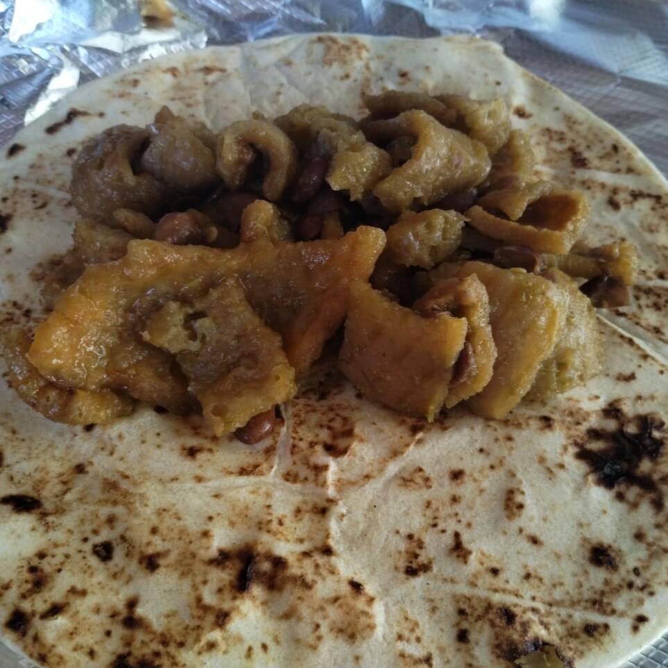 Burro de Chicharron en Salsa Verde